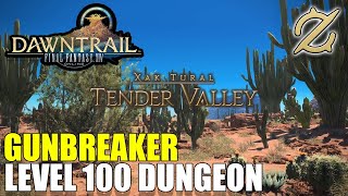 Tender Valley  GNB Gameplay  Endgame Dungeon  Final Fantasy XIV Dawntrail [upl. by Anauqahs]