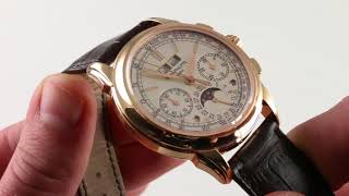 Patek Philippe Grand Complication 5270R001 Luxury Watch Reviews [upl. by Nareht]