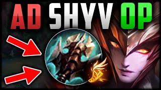 AD SHYVANA IS AN ISSUE Best BuildRunes  How to Play Shyvana Jungle amp Carry Low Elo Season 14 [upl. by Doomham]