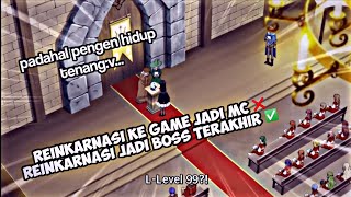 Reinkarnasi Ke Game Jadi Boss Terakhir 😁 JJ Anime [upl. by Kilgore]