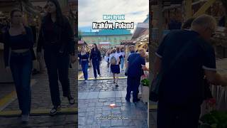 Walking through Streets of Old Town Kraków 🇵🇱travel polska explore poland ytshorts trending [upl. by Wootan33]