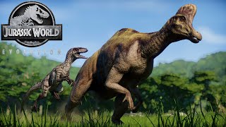 Corythosaurus  All Skins Showcased  Jurassic World Evolution [upl. by Brie825]