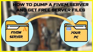 DUMPING TOOL HOW TO DUMP A FIVEM SERVER V1 [upl. by Garges]