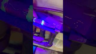 EPOXY FIXES REFRIGERANT LEAKS 🤣See under BLACKLIGHT diy hvac hack [upl. by Rogerio229]