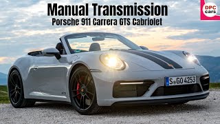 2022 Porsche 911 992 Carrera GTS Cabriolet Manual Transmission in Crayon [upl. by Ozzy]