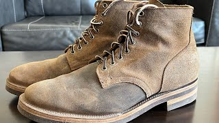 A little less refinement does wonders Viberg service boot in rawhide waxy commander [upl. by Odlareg]