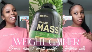 APETAMIN PILLS UPDATE  Weight gaining protein shake serious mass [upl. by Tammi906]