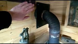 Fitting a wood burner in an allotment shed DIY Pallet Shed entering unclewilcoshed of the year [upl. by Peih]