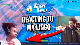 Reacting to My Lingo LOL [upl. by Ennayram]