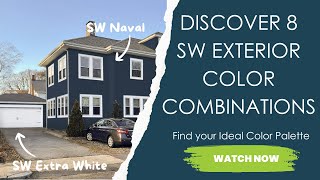 Discover 8 Sherwin Williams Exterior Color Combos [upl. by Manson]