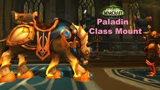 WoW LegionPaladin Class MountHighlords Charger [upl. by Arly]