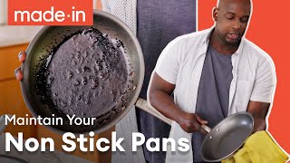 How to Properly Maintain Your Non Stick Pans  Made In Cookware [upl. by Tega712]