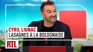 Recette  quotLasagnes à la bolognaisequot par Cyril Lignac [upl. by Enitsirhc]