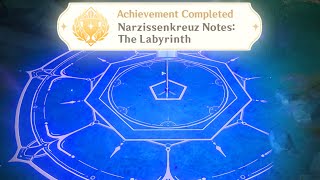 Narzissenkreuz Notes The Labyrinth Hidden Achievement  Genshin Impact 42 Fontaine Guide [upl. by Zolly]