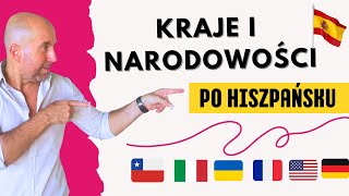 Kraje i narodowości po hiszpańsku [upl. by Pufahl]