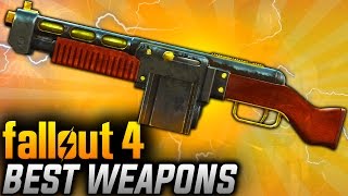 Fallout 4 Rare Weapons  TOP 10 Most Powerful Legendary Weapons BEST WEAPONS OVERALL [upl. by Aniaj]