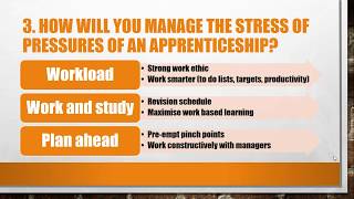 Top 5 Apprenticeship Interview Questions and Answers [upl. by Aurel]