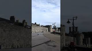 UK  Wales Caernarfon Town Wall wales uk travel [upl. by Patt158]