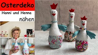 Nähe eine schöne Osterdekoration [upl. by Merrile]