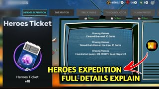 HOW TO COMPLETE HEROES EXPEDITION IN FC MOBILE  HOW TO GET HEROES TICKETS IN FC MOBILE [upl. by Bar]