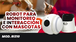 Robot para monitoreo e interacción con mascotas MOD RI310  SECUCORE [upl. by Omero818]