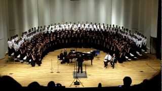 quotTres Cantos Nativosquot  GMEA 2012 AllState Chorus  910 Mixed Choir [upl. by Atiuqrahc286]