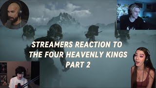 Black Myth Wukong  Streamers Reaction To The Four Heavenly Kings Part 2 [upl. by Acinehs]