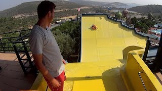 Banana Hillside Water Slide at Adaland [upl. by Yrro]