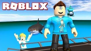 SOMEONE STOLE CHADS BOAT  Roblox Shark Bite w Gamer Chad  MicroGuardian [upl. by Louth]