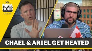 Ariel Helwani Chael Sonnen Clash Over Francis Ngannou Pay  The MMA Hour [upl. by Itteb535]