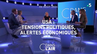 USA  tensions politiques alertes économiques cdanslair 06082024 [upl. by Marilou287]