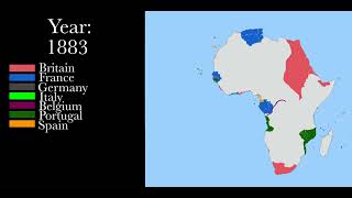 The History Of The Scramble For Africa Every Year Pt 1 [upl. by Ahsiyn]