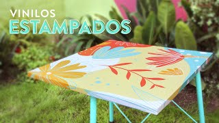 ¿ Cómo plotear una mesa  Vinilos Estampados con laminado 🥰 [upl. by Ytsenoh]