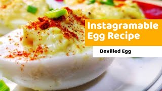 Devilled Egg Instagramable egg recipe [upl. by Gussi571]