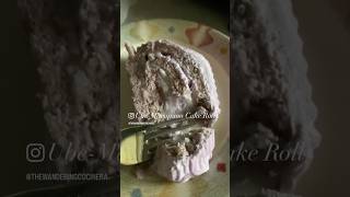 UbeMacapuno Cake Roll cooking recipes [upl. by Annayram]