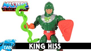 KING HISS MOTU Origins Deluxe Action Figure Review  Masters of the Universe Origins [upl. by Raphaela]