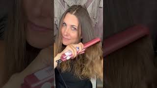 Wavytalk Salon Flat Iron Hair Straightener Review amp Demo [upl. by Ellenij400]