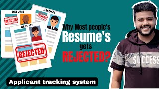 Why most peoples resumes gets rejected How to make ATS compliant resume Find your resume score [upl. by Ennoirb149]