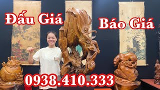 Livestream Số 245 Đấu Giá Báo Giá Tượng Gỗ Giá Trị Mới Hoàn Thiện  0938410333 [upl. by Belicia]