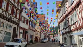 Calw Germany Very cozy old town Halftimbered houses [upl. by Razatlab]