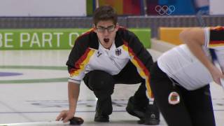 All the Curling action  Innsbruck 2012 Mixed Curling Red Group Session 6 [upl. by Gervais]