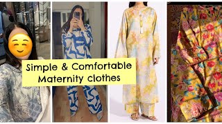 My Maternity Clothes 👗 Simple and Comfortable Designs 🫶🏻 [upl. by Howe]