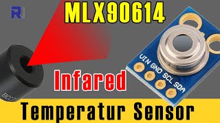 Using Melexis MLX90614 NonContact Infrared Thermometer with Arduino [upl. by Airotel]