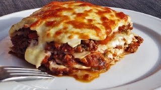 Recette de Lasagnes Italiennes Express en 3 étapes  Recette Facile et Rapide [upl. by Naihr]