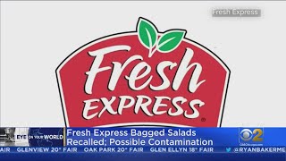 Fresh Express Bagged Salads Recalled For Contamination [upl. by Akilegna]