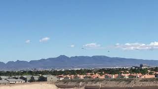 Thunderbirds Las Vegas flyover April 11 2020 [upl. by Dodge]