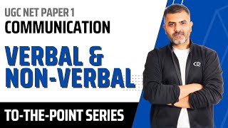 3 Verbal and NonVerbal Communication  UGCNET Paper 1  Bharat Kumar [upl. by Ainola]