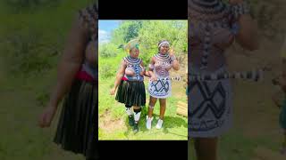 Zulu queens  Beautiful traditional attire zuluculture umemulo [upl. by Laine148]