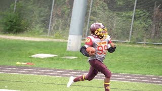 Steel Valley Ironmen vs Duquesne dukes football 8u full game highlights [upl. by Rebna123]