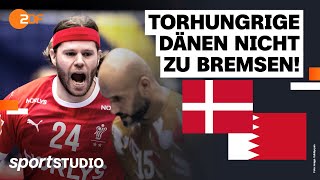 Dänemark – Bahrain Highlights  HandballWM 2023  sportstudio [upl. by Inahs511]